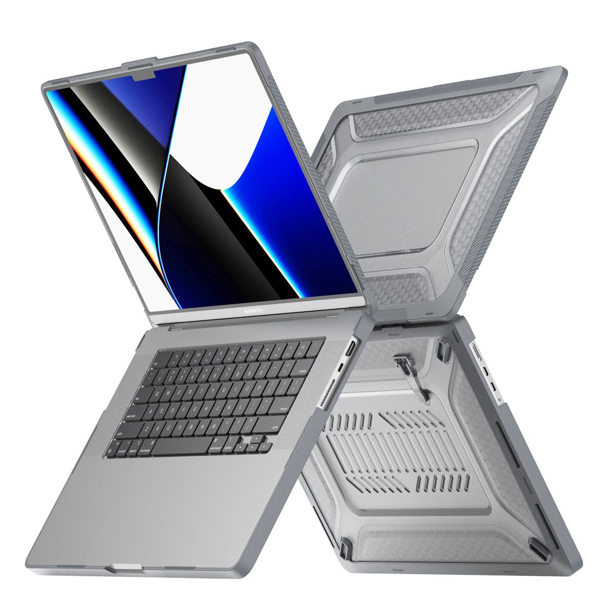 Heavy Duty Case For MacBook Pro 16 Inch (2023/2021 Release) A2780 M2 Pro/ A2485 M1 Pro/M1 Max