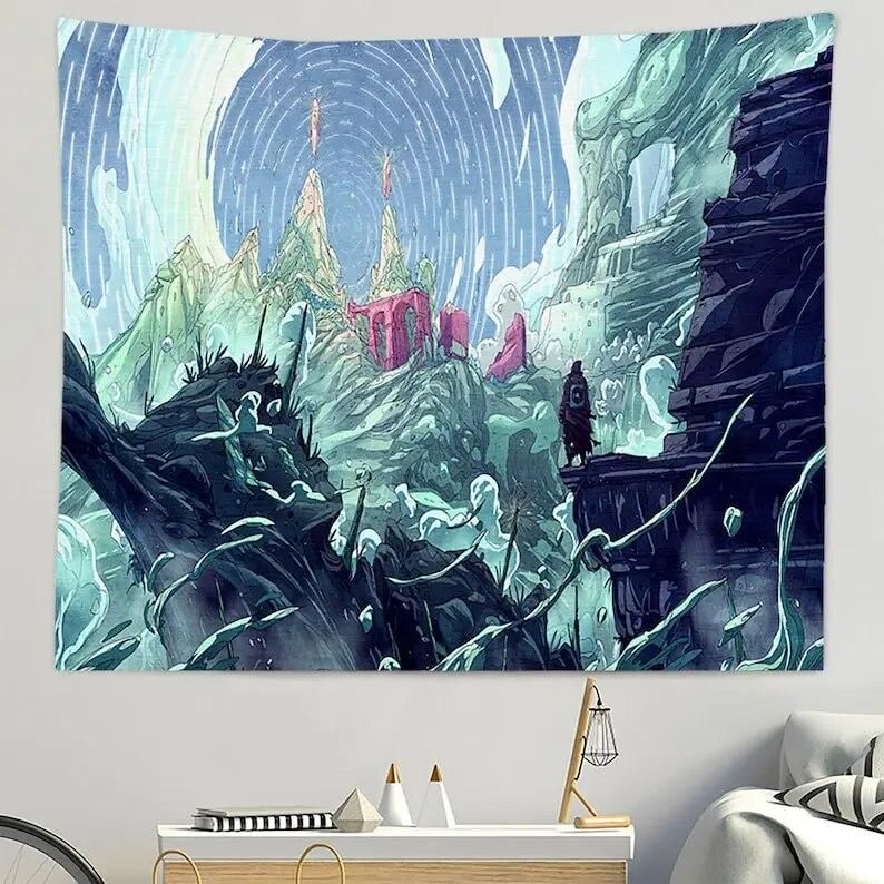 Anime Tapestry Wall HangingComics TapestryHome Art ationTapestry AestheticBackdrop ClothPrinted Background ClothWall BlanketGift