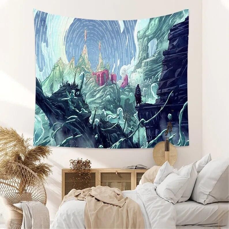 Anime Tapestry Wall HangingComics TapestryHome Art ationTapestry AestheticBackdrop ClothPrinted Background ClothWall BlanketGift