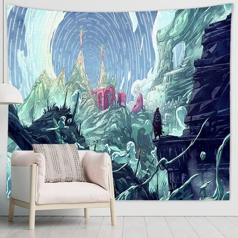 Anime Tapestry Wall HangingComics TapestryHome Art ationTapestry AestheticBackdrop ClothPrinted Background ClothWall BlanketGift