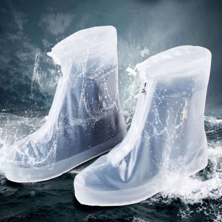 1 Pair Rainy Anti-Skid Waterproof Shoe Cover L