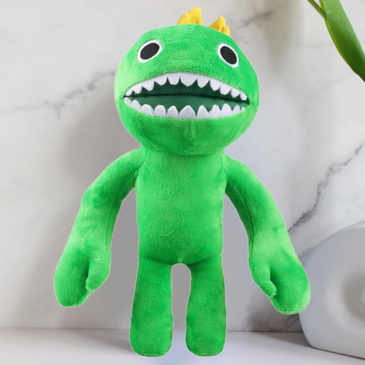 Cartoon Figure Doll Cartoon Figure Plush Doll Sofa Ornament Green
