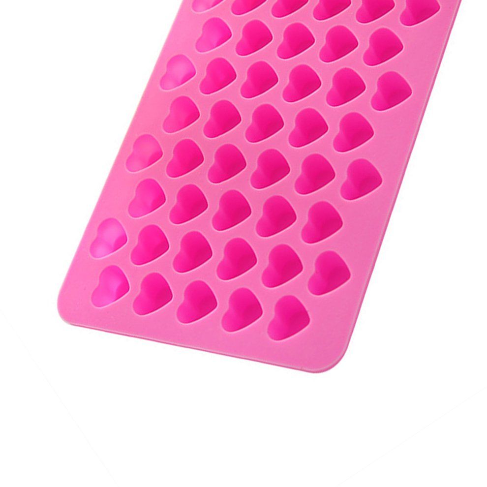 55 Lattice Heart Shape Ice Tray Cute Heart Shape Mini Silicone Ice Cube Chocolate Baking Candy Soap Mold