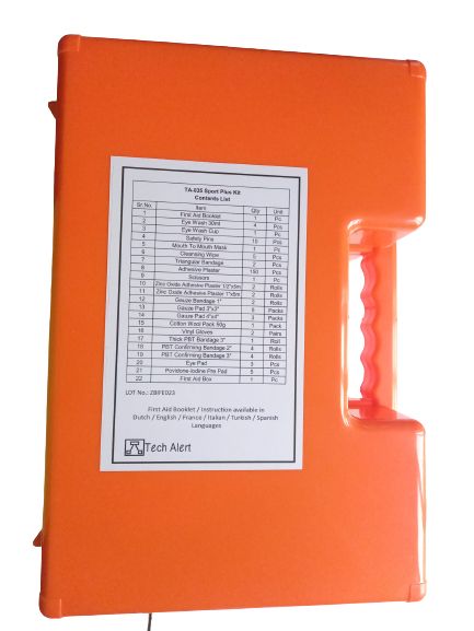 FULLY KITTED FIRST AID BOX FOR 50 PERSONS