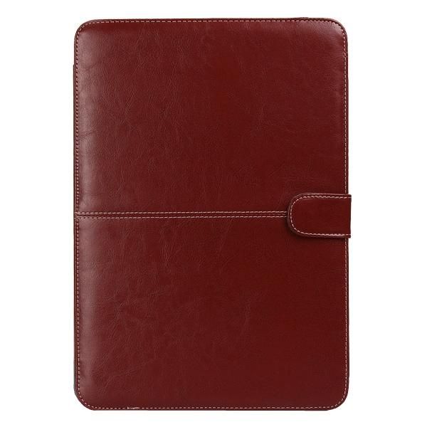Leather Case With Snap Fastener For 13.3 Inch MacBook Pro