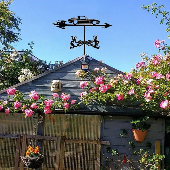 Traditional Classic Barn Weathervane For Roof Mount Wind Direction Car