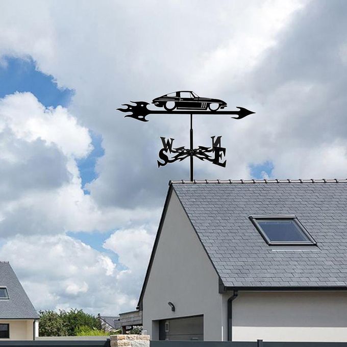 Traditional Classic Barn Weathervane For Roof Mount Wind Direction Car
