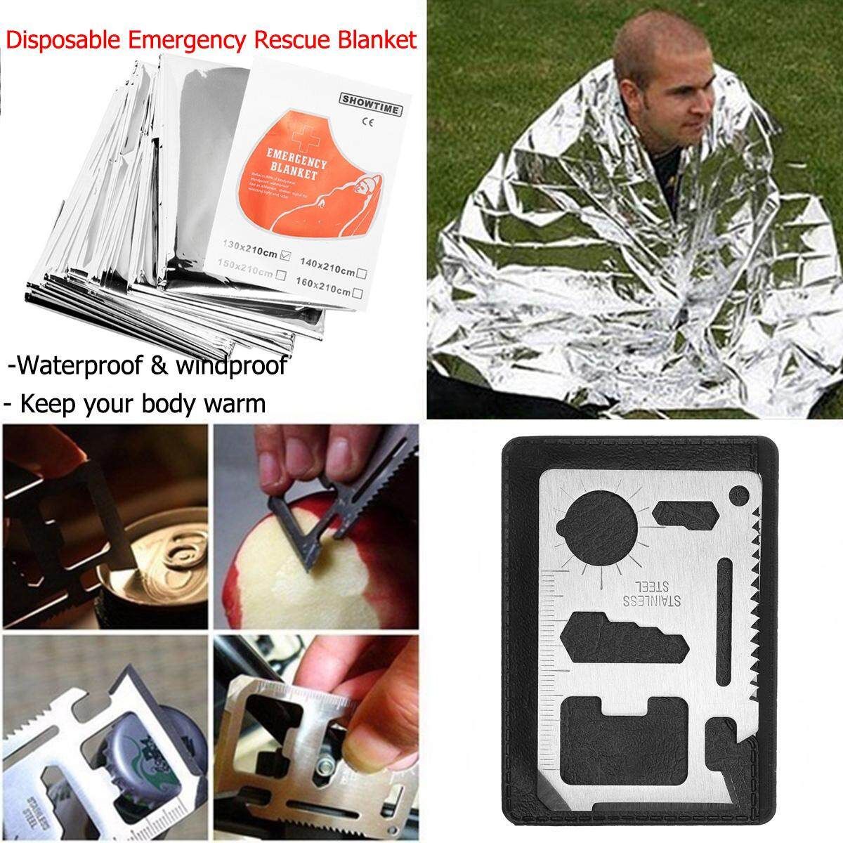 304Pcs Upgraded Outdoor Emergency Survival Kit Gear Home Office Car Boat Camping