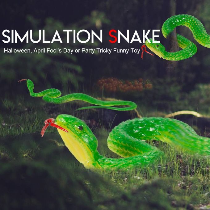 Simulation Rubber Snake Snake Garden Props Tricky Funny Toy