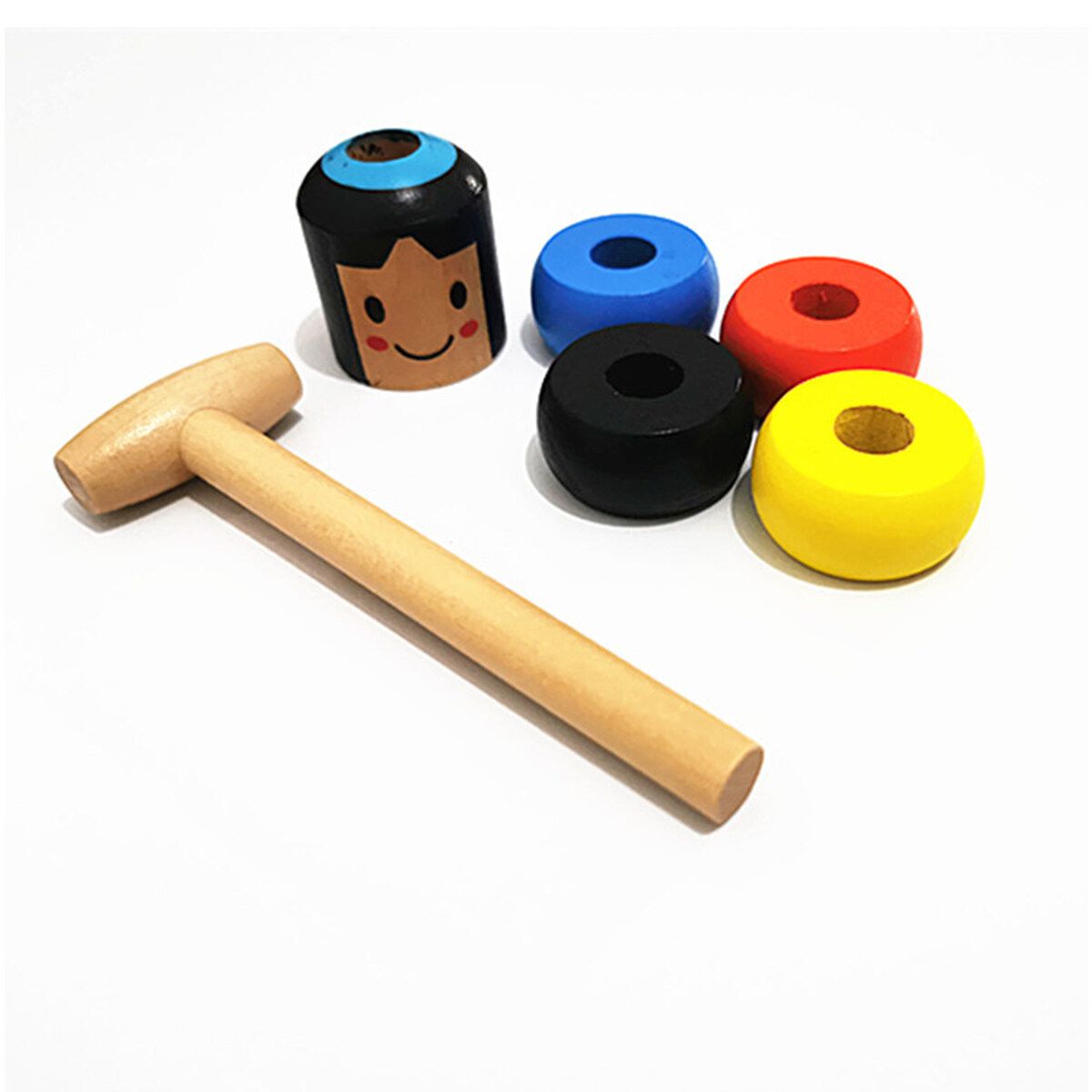 Halloween Unbreakable Wooden Magic Puppet Magic Daruma Kid's Toys Supply Gift