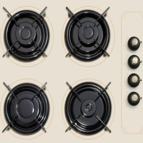 Luxell Rustic Biege Glass (Built-In) Gas Cooker 40TA-HDF-RBG