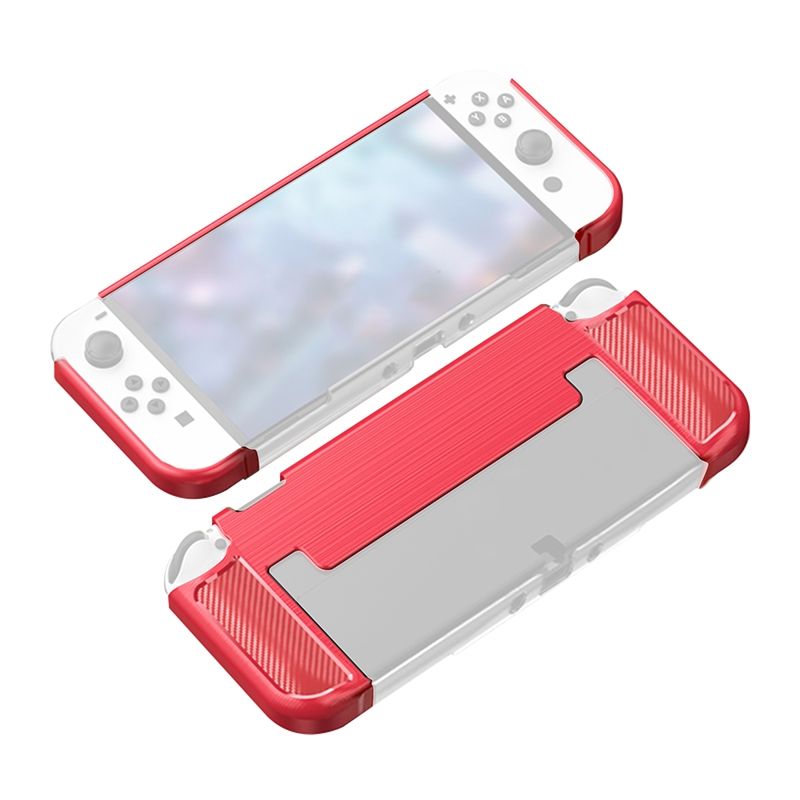 Carbon Fiber TPU Protective Case For Nintendo Switch OLED