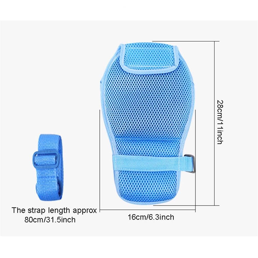 1 Pair Hand Restraint Glove Safety Breathable Dementia Anti Scratch Mitts