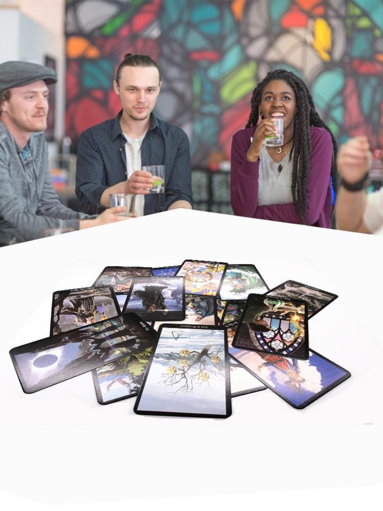 Game Board 78PCS English Tarot Cards Set Full Playing Cards