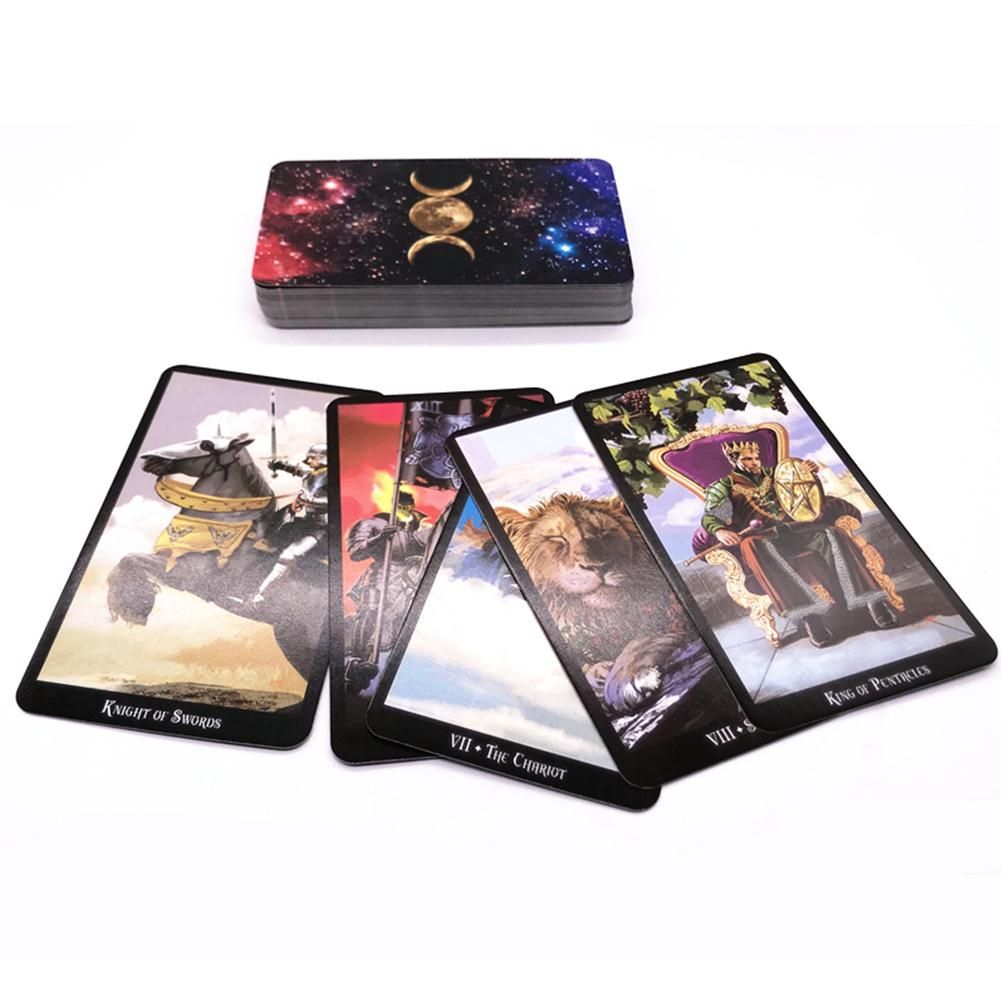 Game Board 78PCS English Tarot Cards Set Full Playing Cards