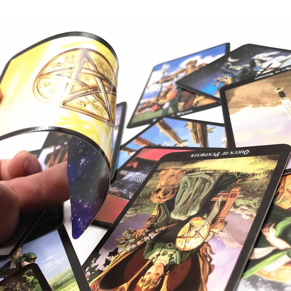 Game Board 78PCS English Tarot Cards Set Full Playing Cards