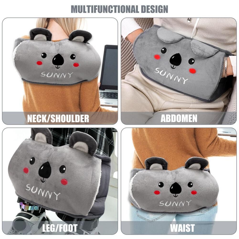 3PCS Hot Water Bag Belt Hand Warmer Cute Animal Handbags Hot Water Bag Hot Water Bottles for Girls Heater Gift A