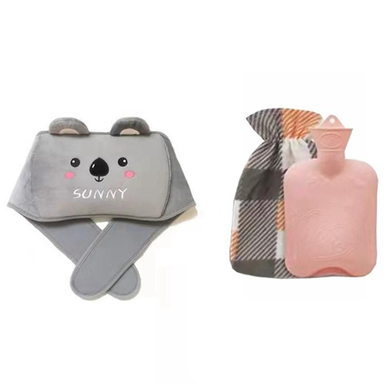 3PCS Hot Water Bag Belt Hand Warmer Cute Animal Handbags Hot Water Bag Hot Water Bottles for Girls Heater Gift A