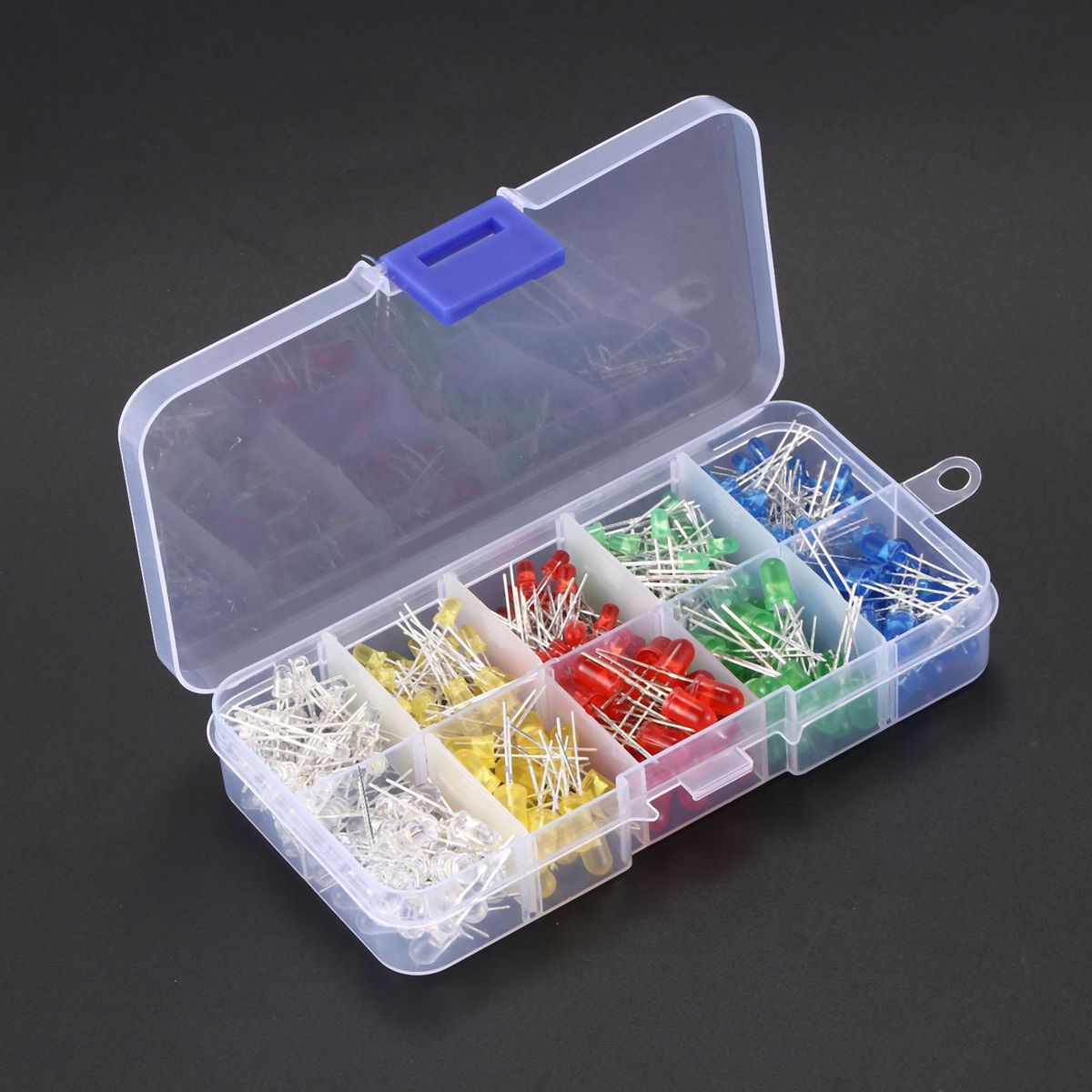 200 pcs 3mm 5mm LED Light diode White Yellow Red blue Green