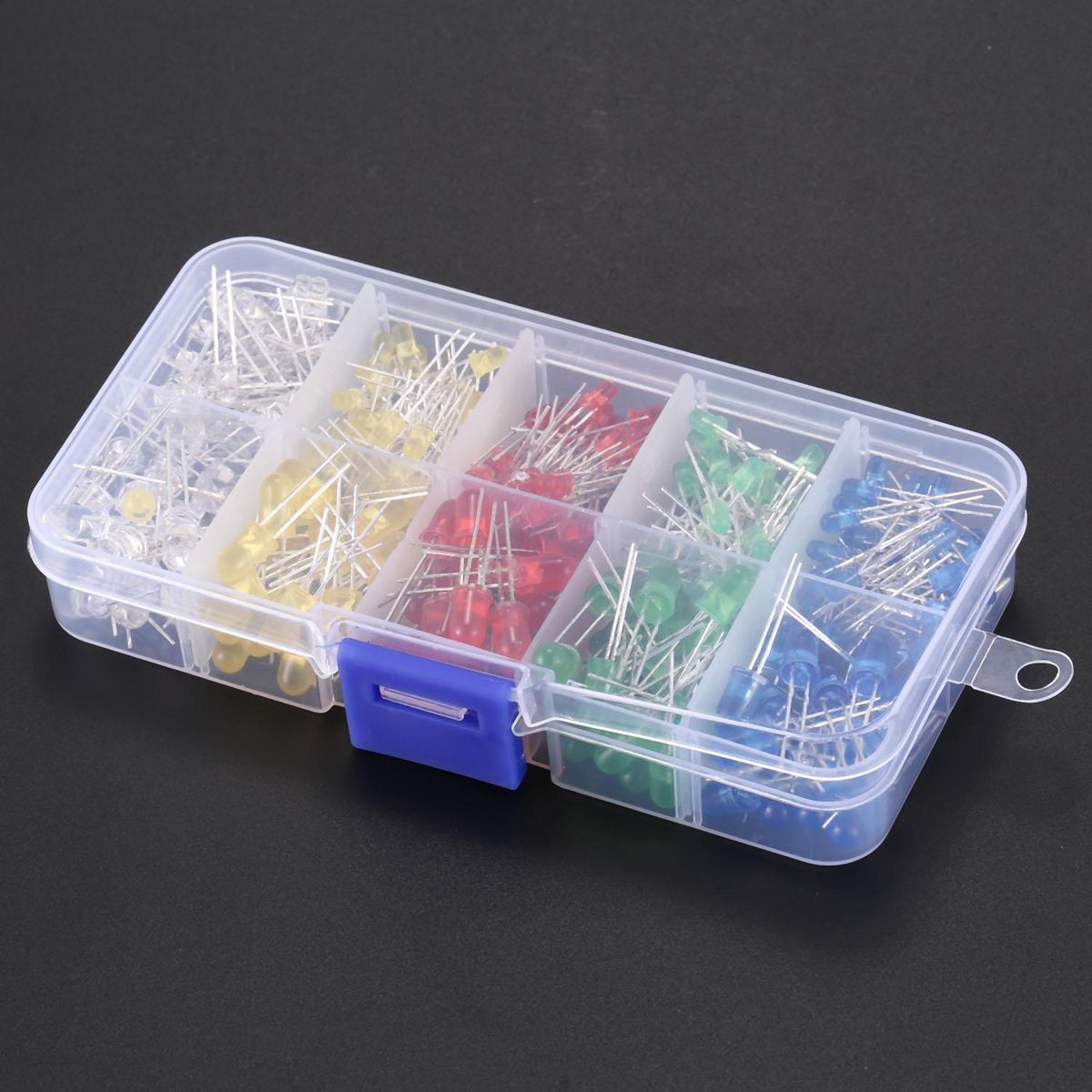 200 pcs 3mm 5mm LED Light diode White Yellow Red blue Green
