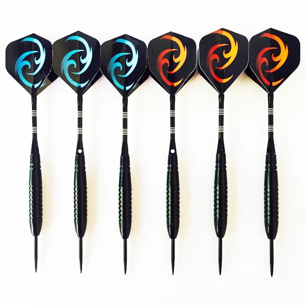 3pcs 23g Metal Darts Drop-resistant Pin-type Darts Sequin Needle Tipped Darts Aluminum Rod Flights Darts Sports Accessory (Blue)