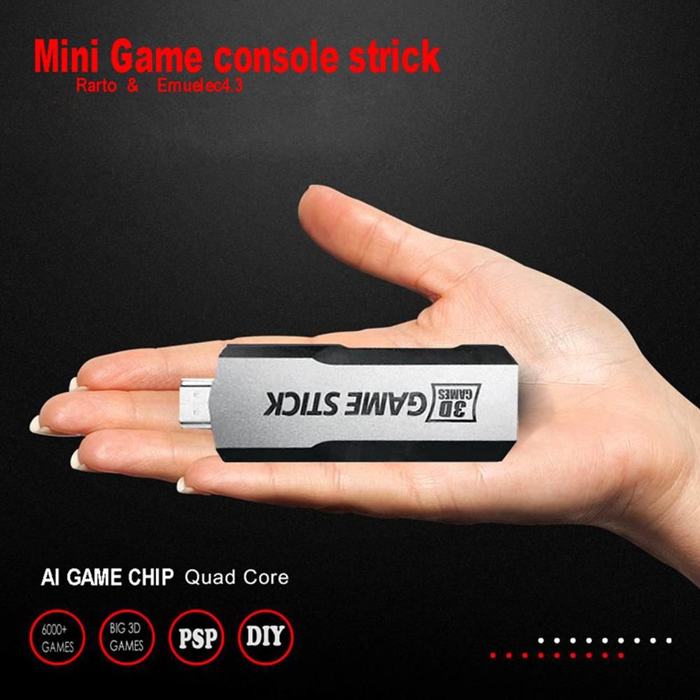 GD10 Game Stick Built-in 40000 Games 128GB 2.4G Wireless Controller HD Retro Video Game Console 4k HD Video Game Console