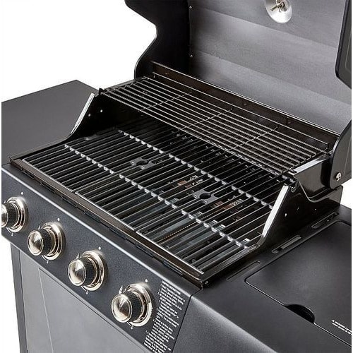 4-burner Propane Gas Grill With Side Burner