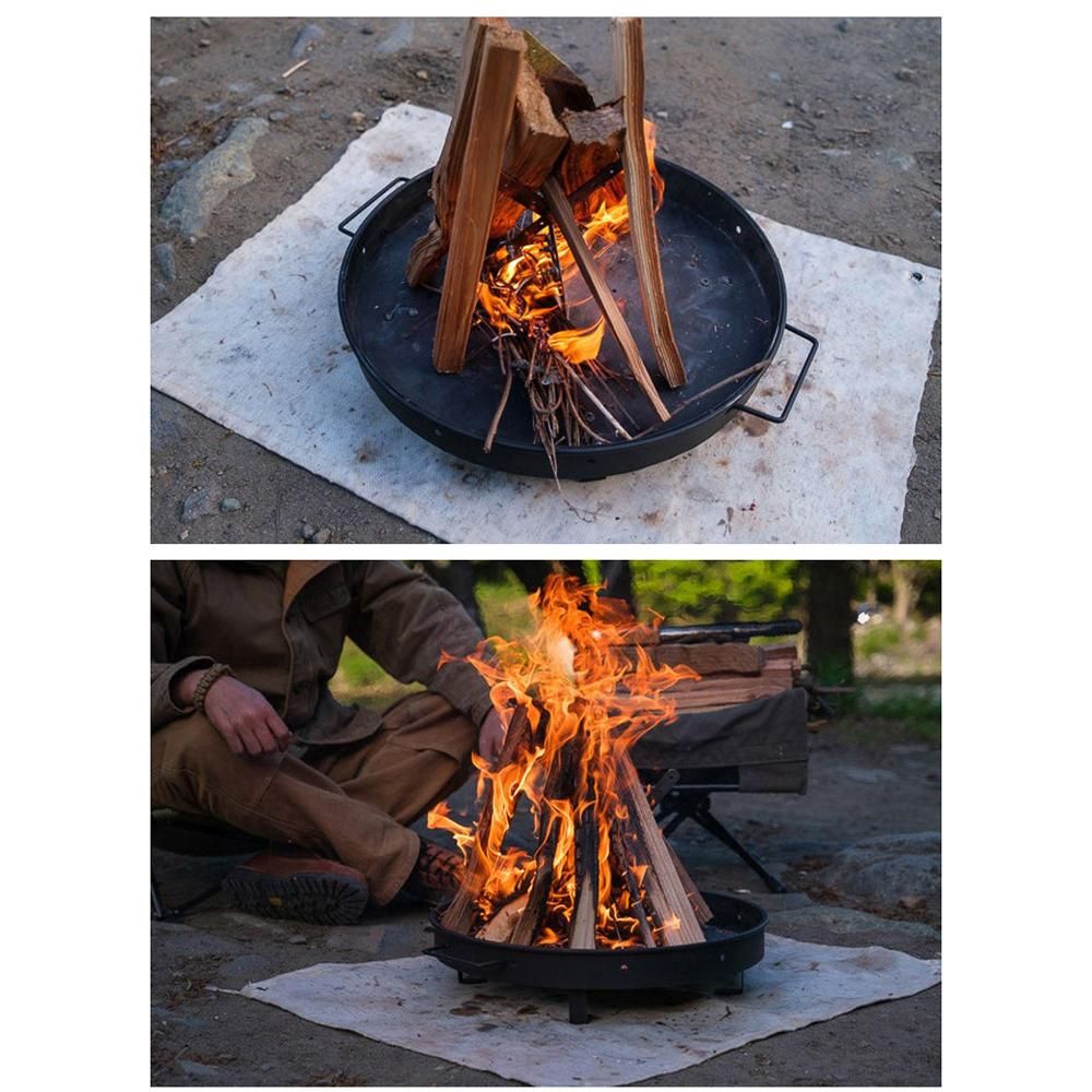 Foldable Campfire Wood Holder Firewood Rack Ventilation Burners Auxiliary Frame Outdoor Stoves Accessories Camping Supplies