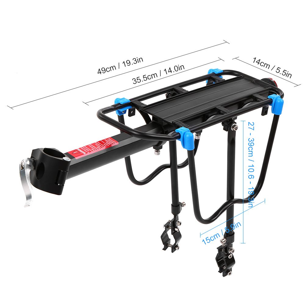 Adjustable Bike Cargo Rack Aluminum Alloy Mountain Bike