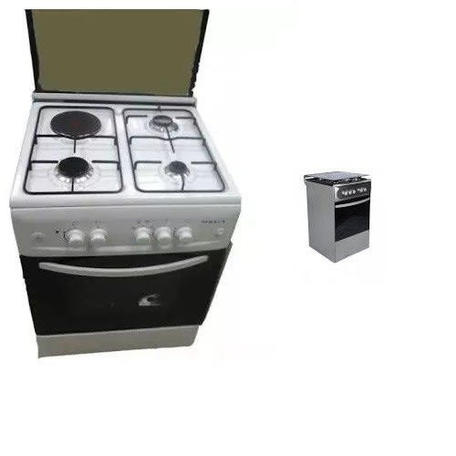 60 By 60 Gas Cooker - 3 Burners, 1 Electric