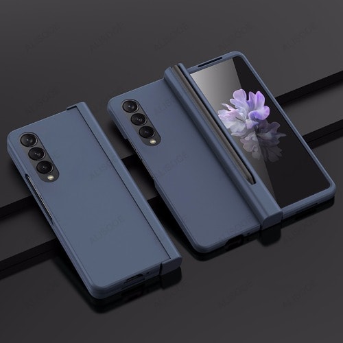 Leather Back Case for Samsung Galaxy Z Fold 4 -5g