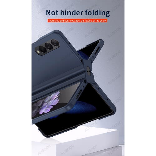 Leather Back Case for Samsung Galaxy Z Fold 4 -5g