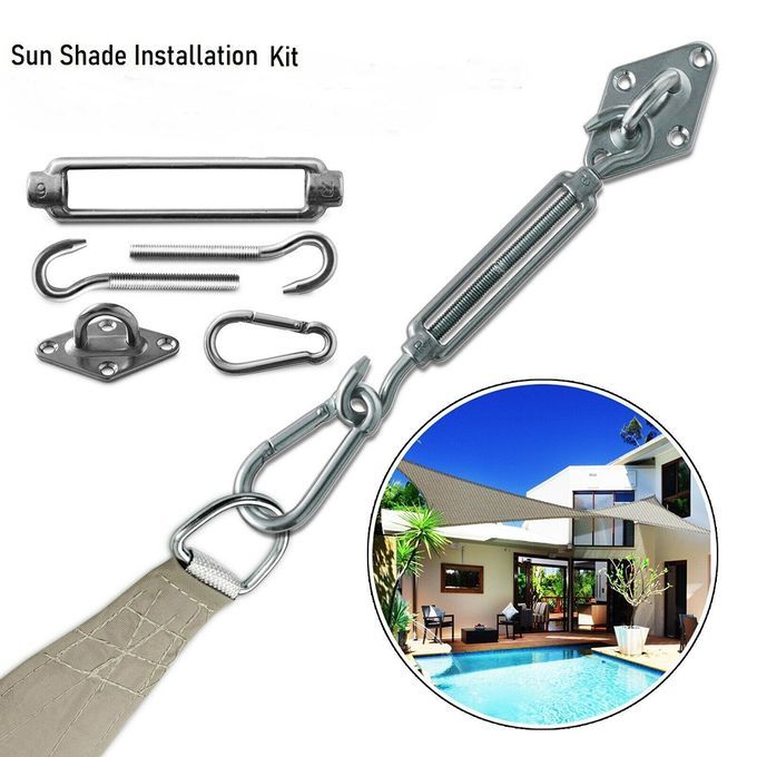 6Pcs/Set Sun Shade Sail Stainless Steel Hardware