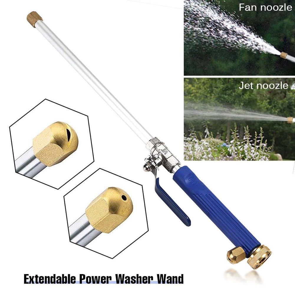 Car High Pressure Water Gun 46cm Jet Garden Washer Hose Wand Nozzle Sprayer Watering Spray Sprinkler Cleaning Tool