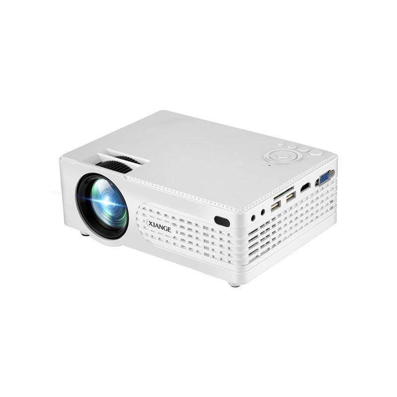 7000 Lumens 1080P Multimedia Projector DLP USB WiFi Home Theatre HDMI Bluetooth NEW White (white)
