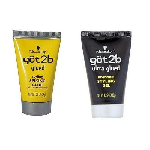 Spiking Glue 1.25 Oz  And Ultra Glued Invincible Styling Gel