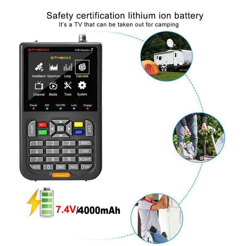 GTMEDIA Finder 2 Satellite Signal Finder-S S2 S2X