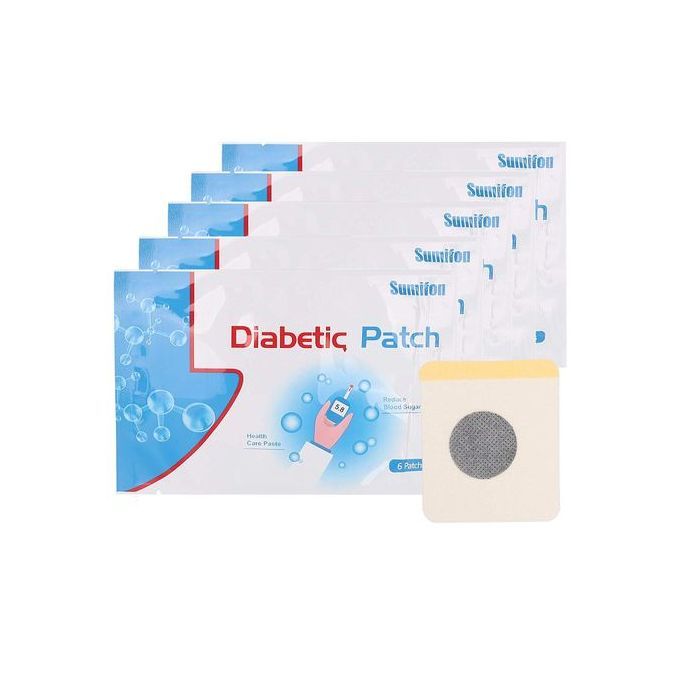 Diabetic Sugar Reducing Herbal Patches- [6x5Packs=30Pcs]