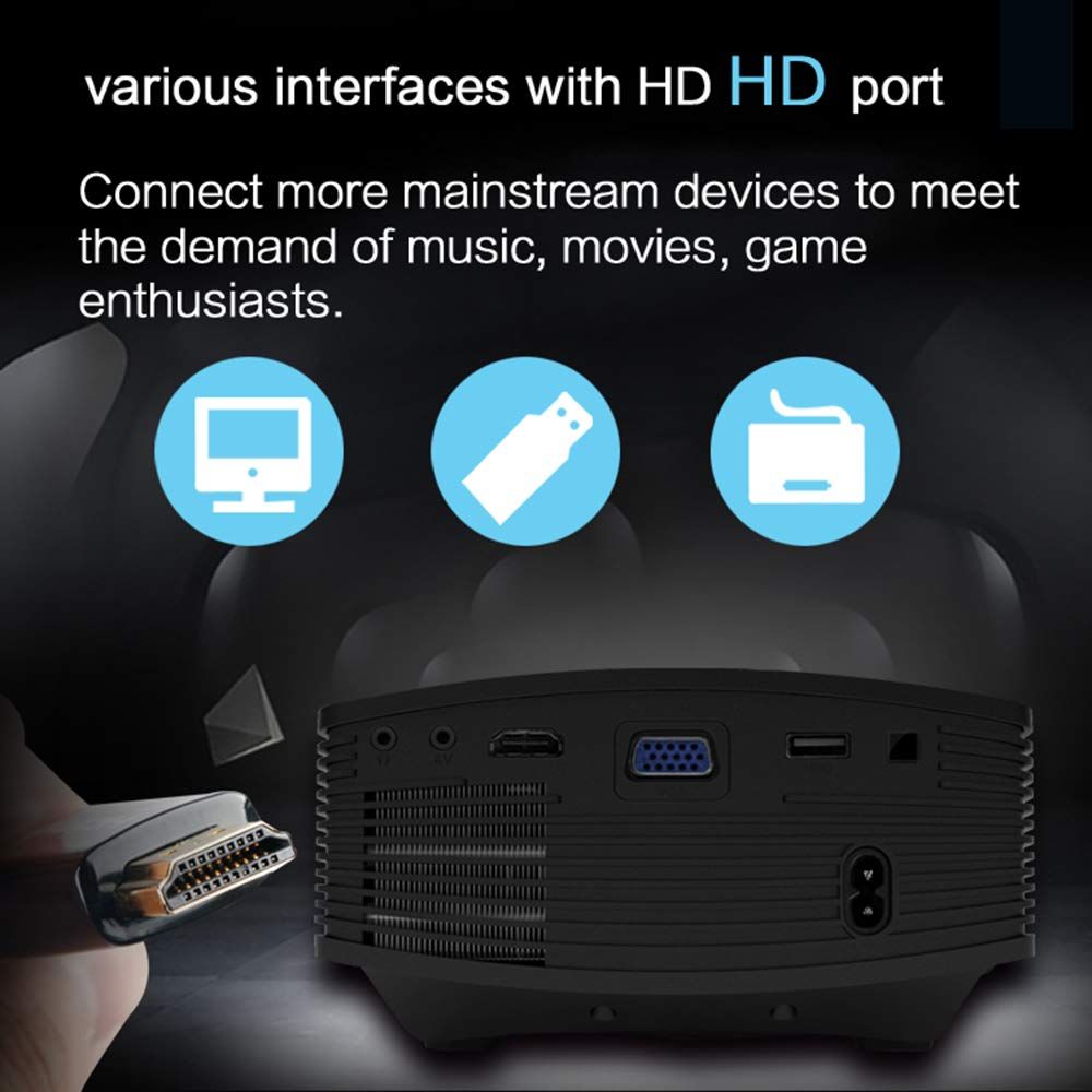 New Home Theater LED Projector Full HD 4k
