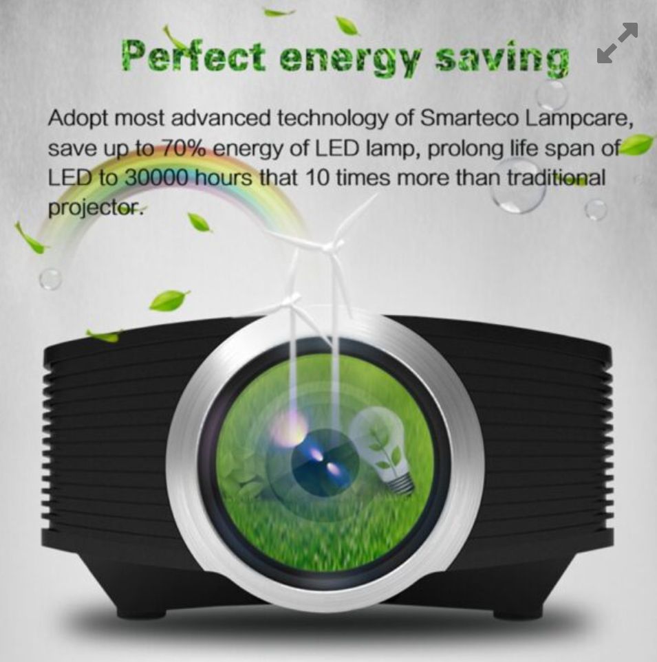 New Home Theater LED Projector Full HD 4k