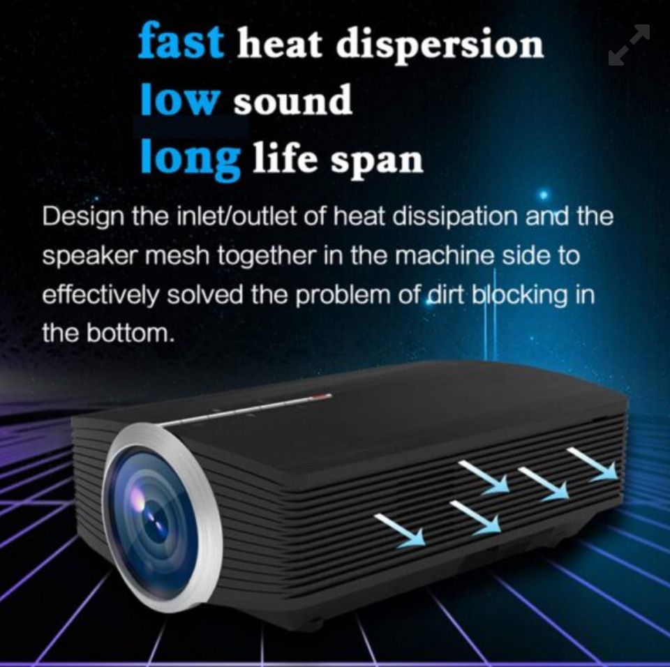 New Home Theater LED Projector Full HD 4k