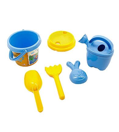 Kikaninchen Bucket Set, Blue And Yellow