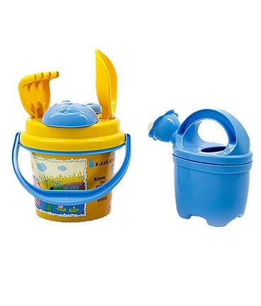 Kikaninchen Bucket Set, Blue And Yellow