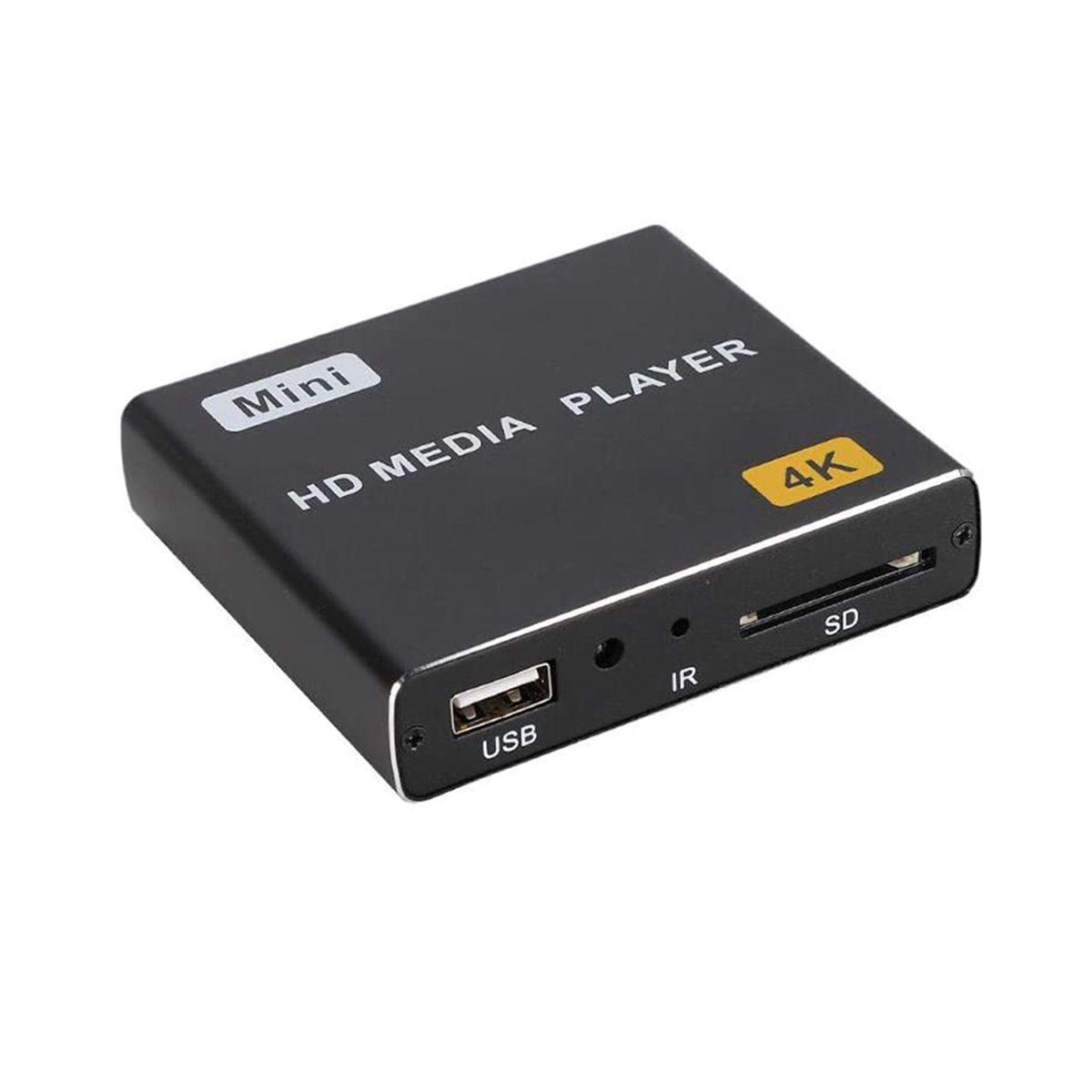 Mini 4K HDD Media Player 1080P Video Player with USB Drive EU Plug