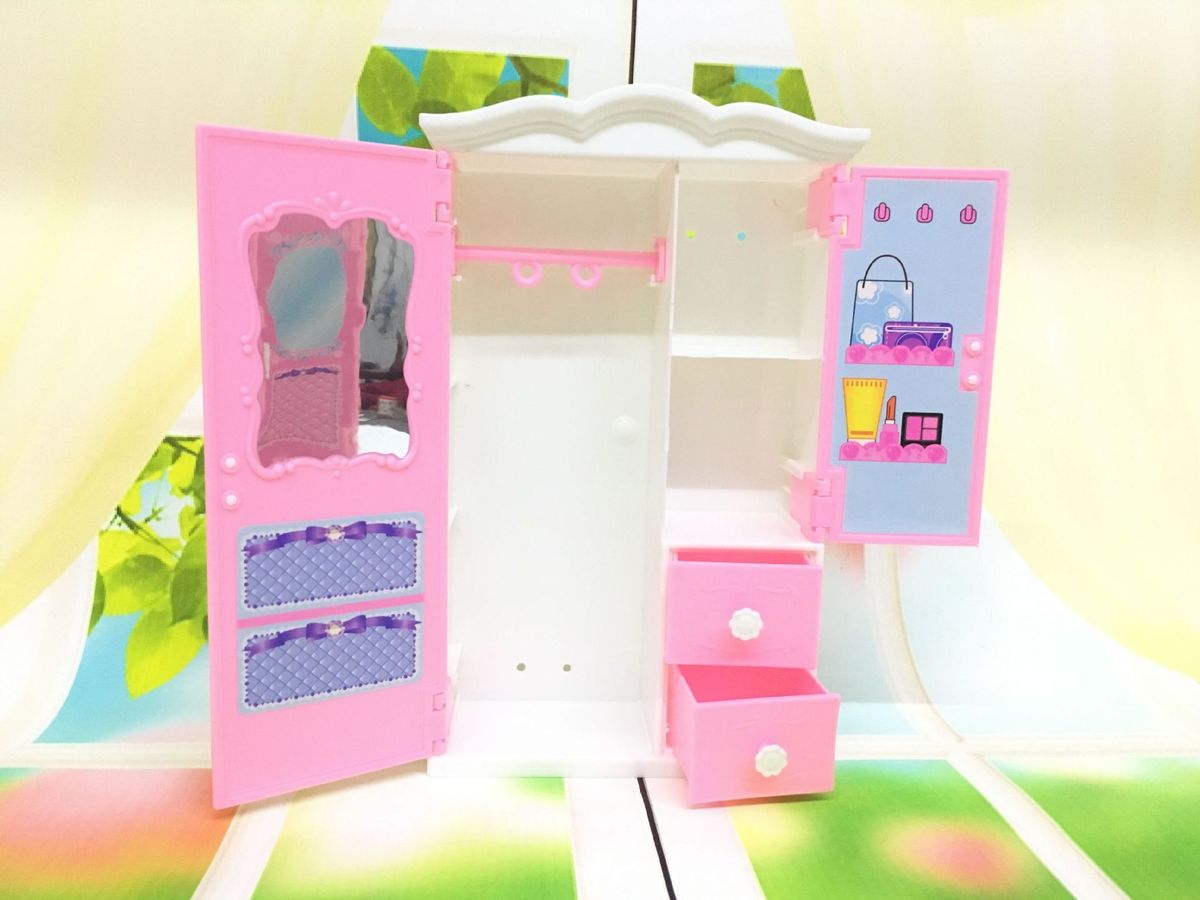 Fashion Mini Accessories Wardrobe For Barbie Doll Dream