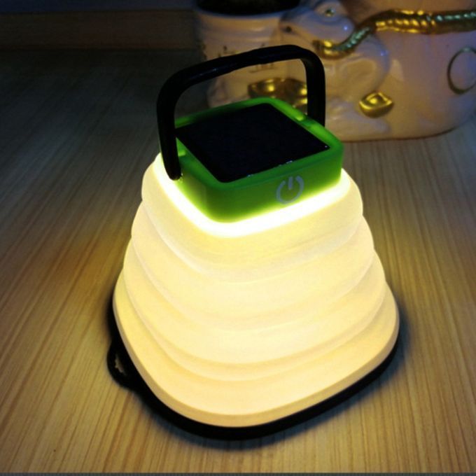 CLAITE Solar Portable Lantern Camping Light LED Waterproof