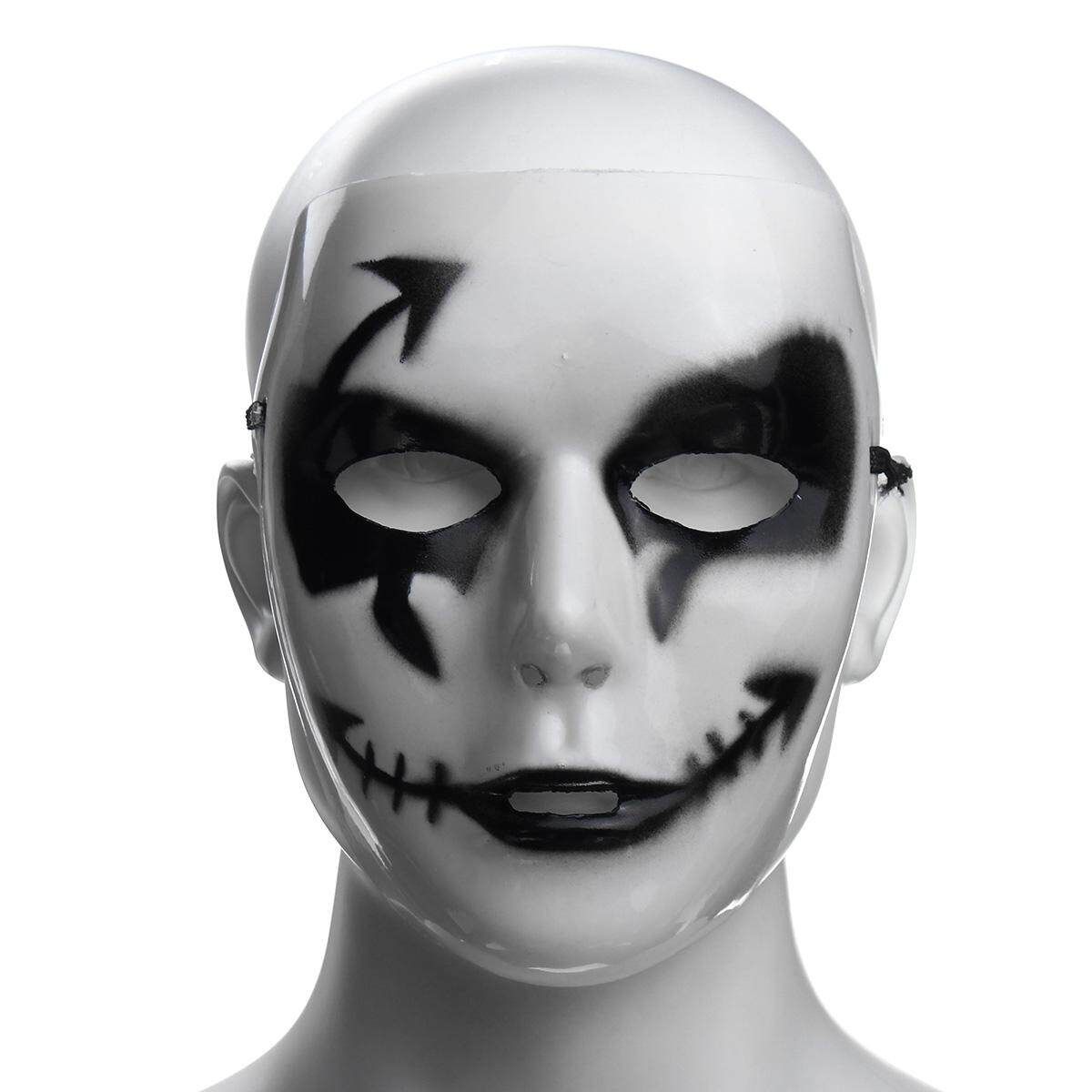 LED EL Luminous Flashing Face Party Masks Light Up Dance Halloween Cosplay