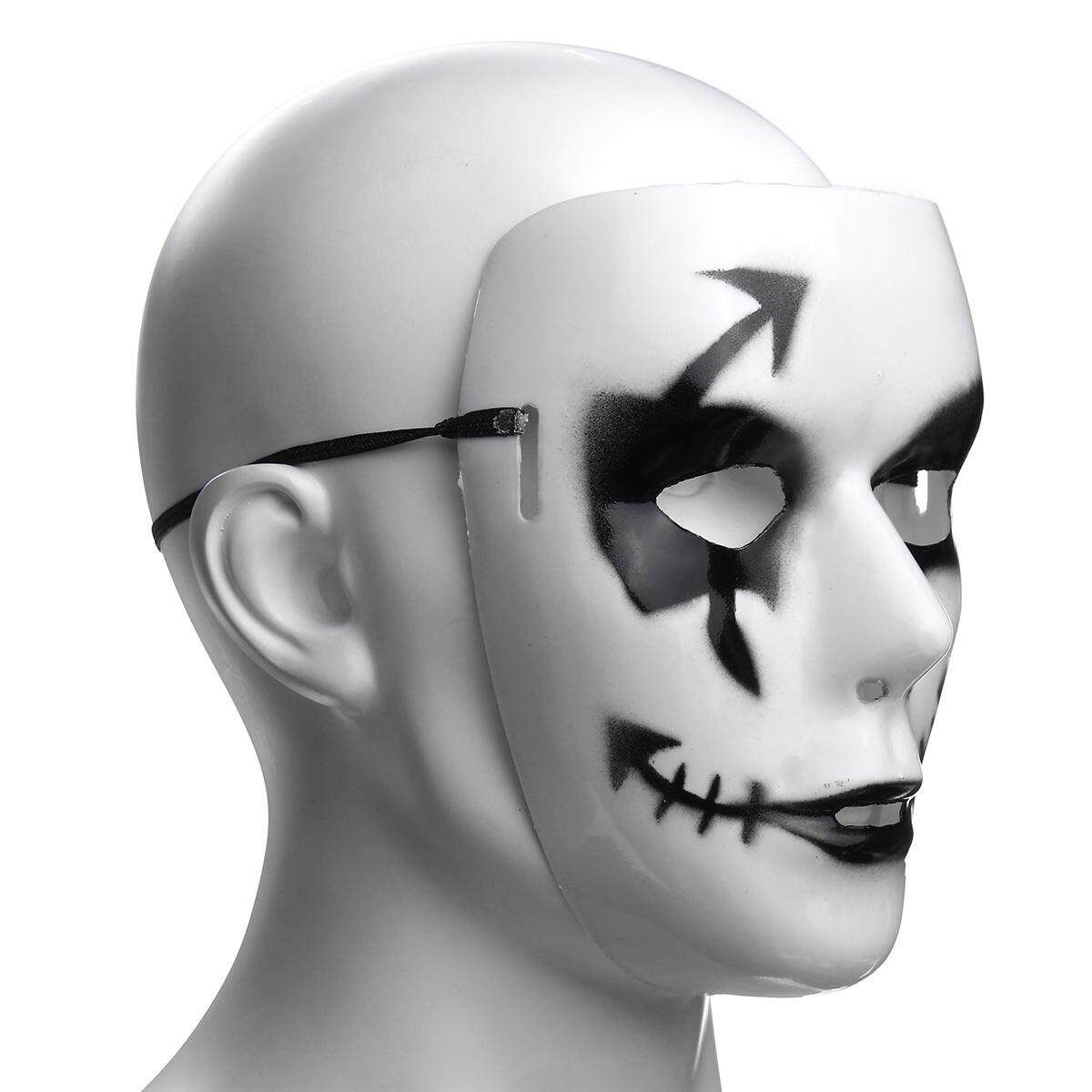 LED EL Luminous Flashing Face Party Masks Light Up Dance Halloween Cosplay