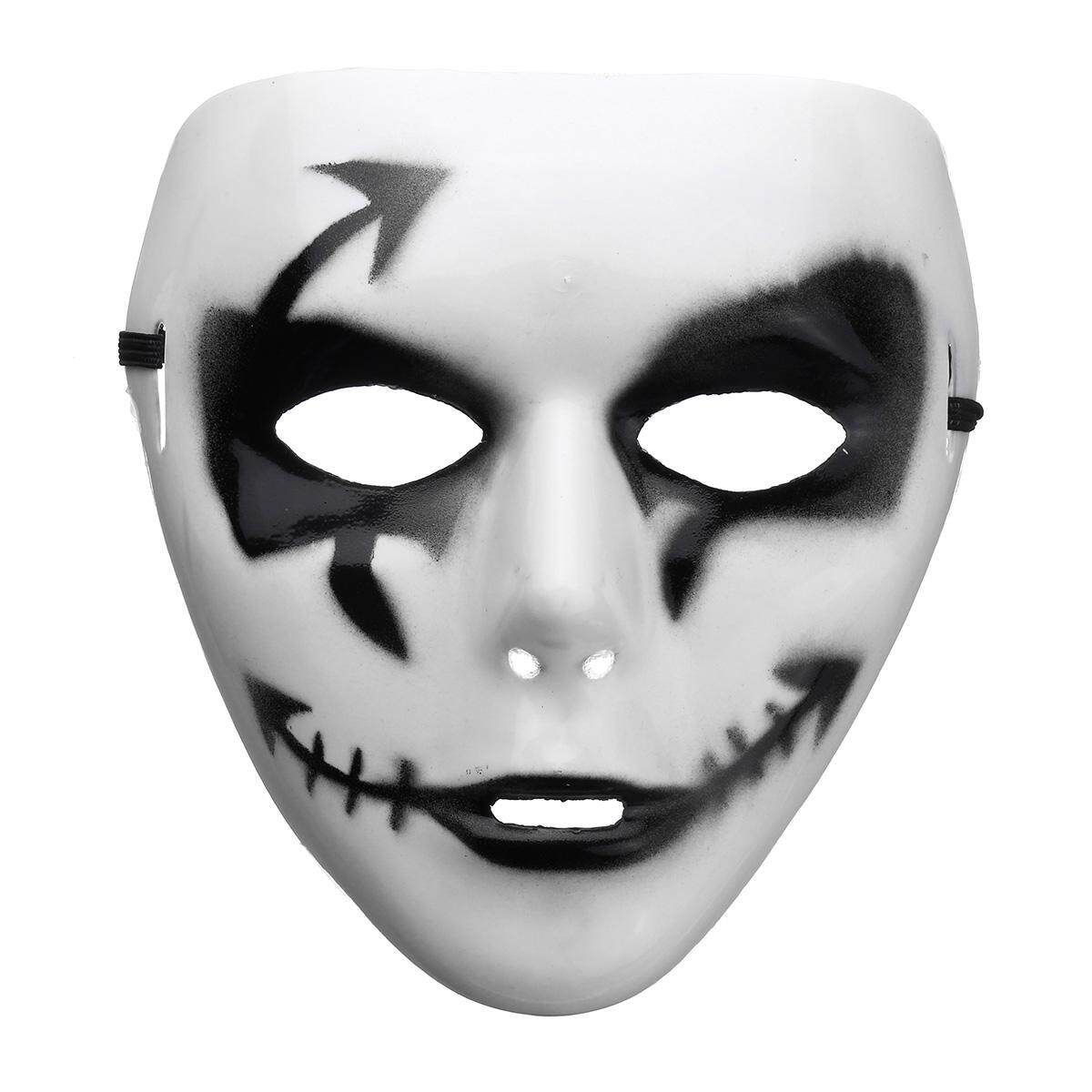 LED EL Luminous Flashing Face Party Masks Light Up Dance Halloween Cosplay