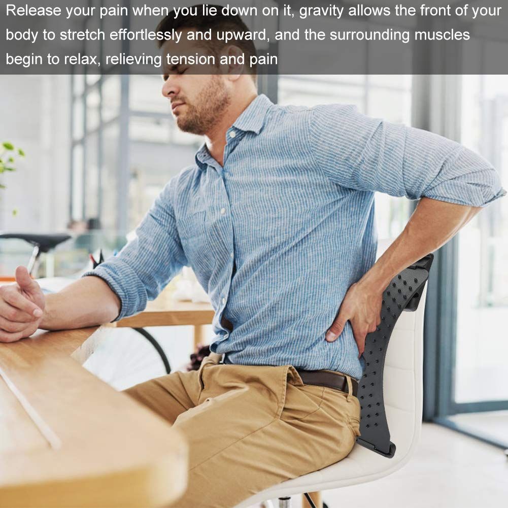 Lumbar Magnet Back Stretcher For Back Pain Relief